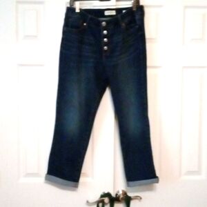 Jessica Simpson 16W BUTTON-FLY JEANS cotton/polyester/spandex NWT
